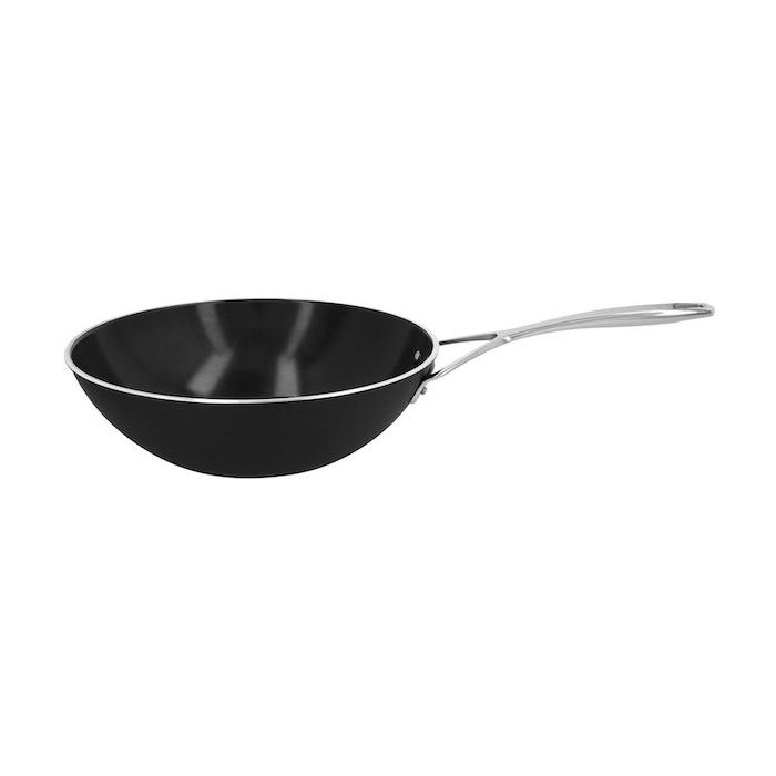 Demeyere ALU PRO 5 Wok vlakke bodem Ceraforce 30cm PFAS-vrij
