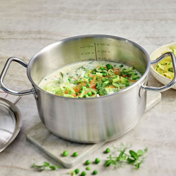 DEMEYERE CLASSIC PRO 3 KOOKPOT DEKSEL 18 CM/ 2LT