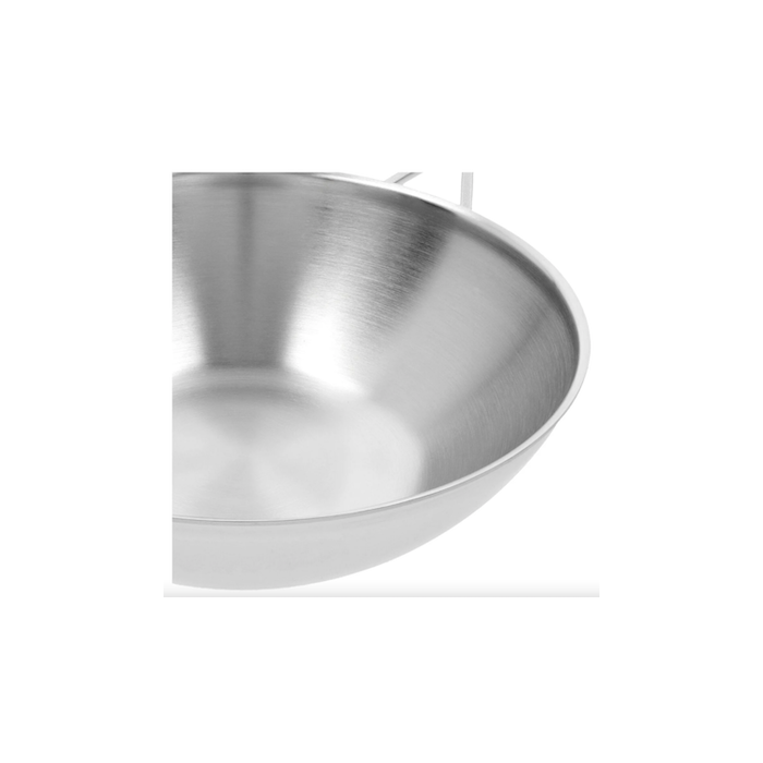 Demeyere Wok Industry 5 wok vlakke bodem 30 cm