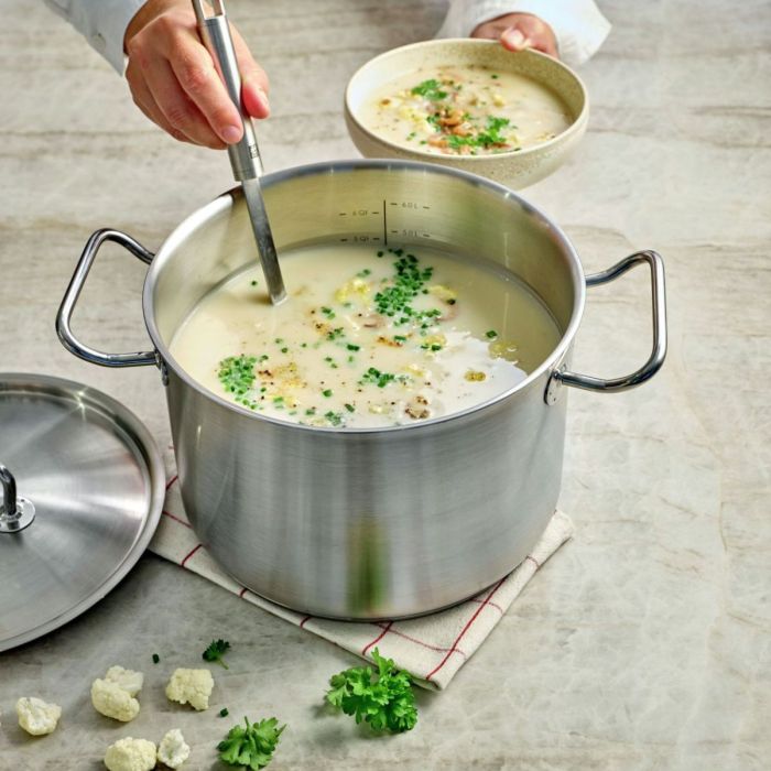DEMEYERE CLASSIC PRO 3 SOEPPOT DEKSEL 24CM/ 7,5ltr. 