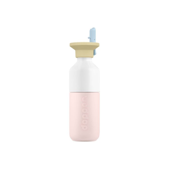 Dopper Steel 350ml Soft Pink X Flip Straw