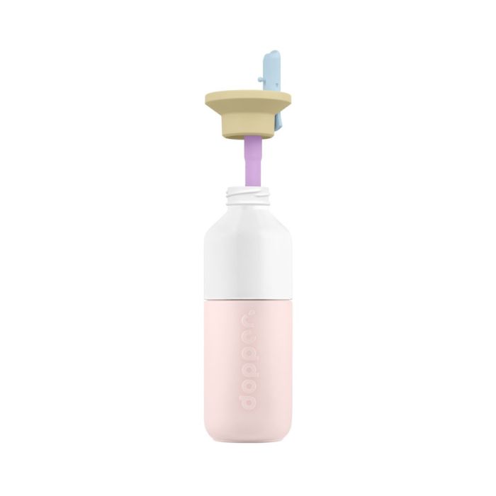 Dopper Steel 350ml Soft Pink X Flip Straw