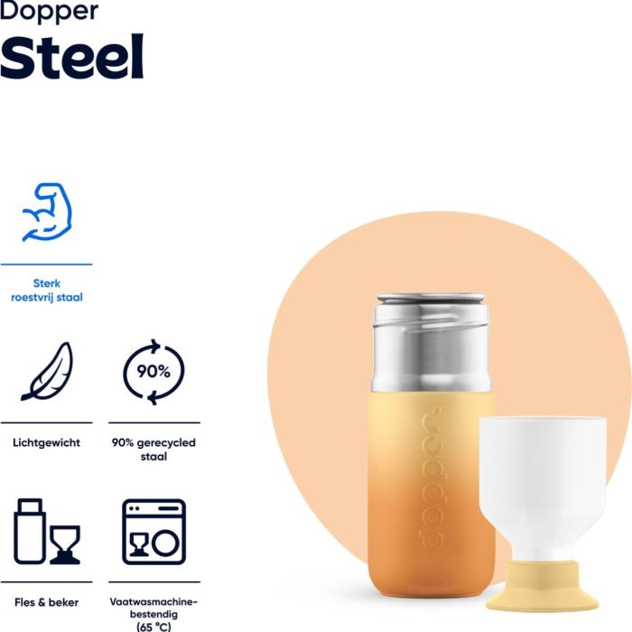 Dopper Steel 350ml Sunrise Yellow