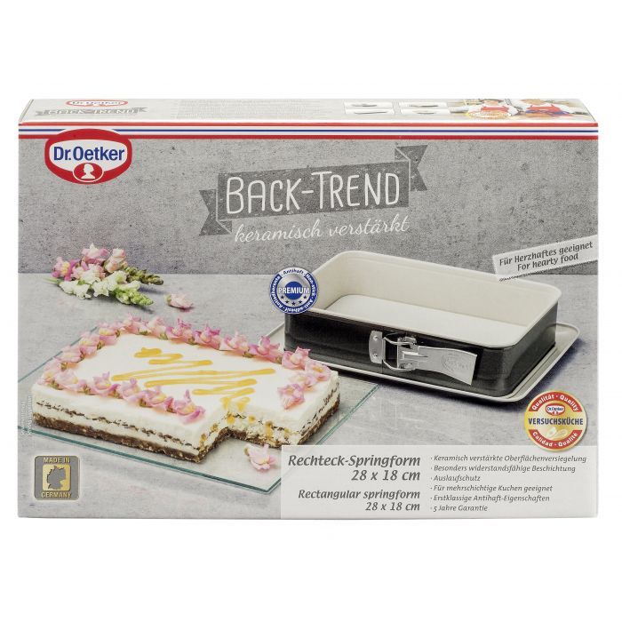 Dr Oetker springvorm Back Trend, 28 x 18 cm