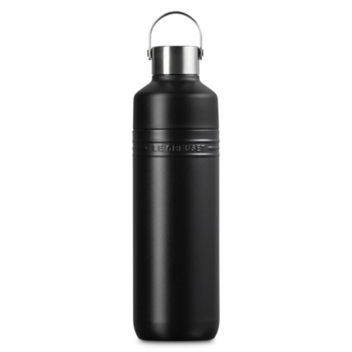 Le Creuset On The Go Drinkfles Mat Zwart 1L
