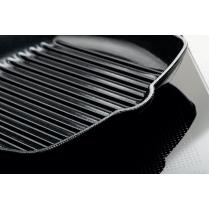 DUCQ Gietijzeren grillpan Ø 28cm