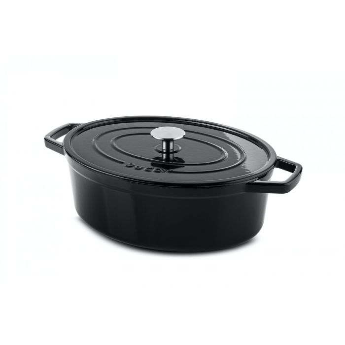 AANBIEDING - DUCQ Gietijzeren pan ovaal Ø 31cm