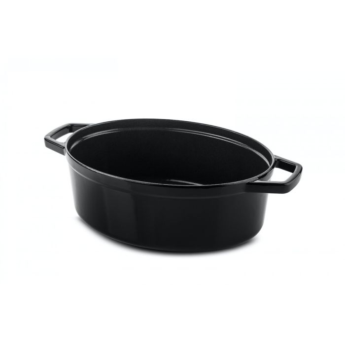 AANBIEDING - DUCQ Gietijzeren pan ovaal Ø 31cm