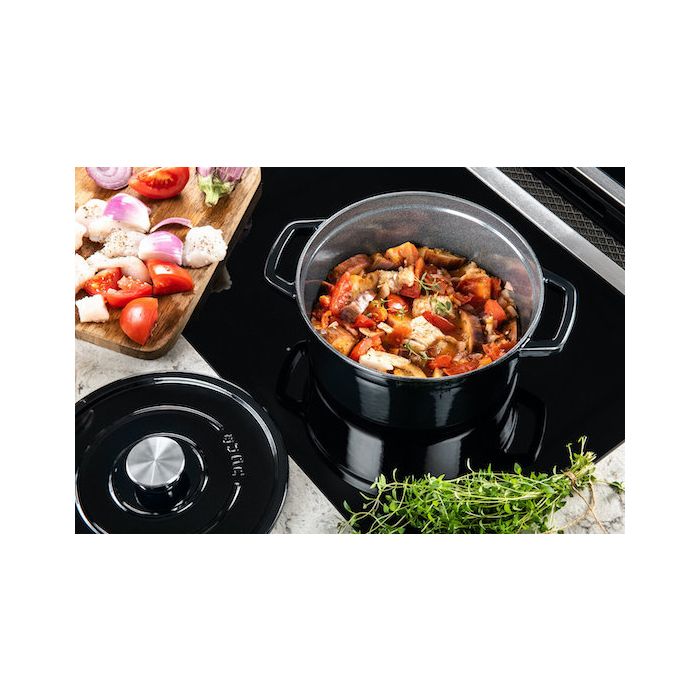 AANBIEDING - DUCQ Gietijzeren pan rond Ø 22cm