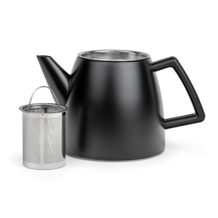 Bredemeijer Dubbelwandige Theepot Duet Odense 1,1L Zwart