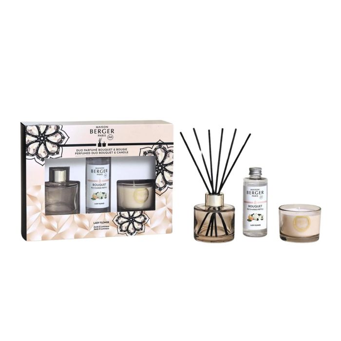 Maison Berger - DUO MINI ETERNITY - kaars & PARFUMSTICKS 90ML