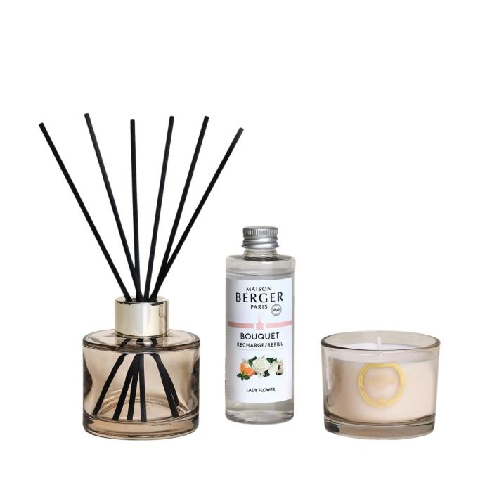 Maison Berger - DUO MINI ETERNITY - kaars & PARFUMSTICKS 90ML