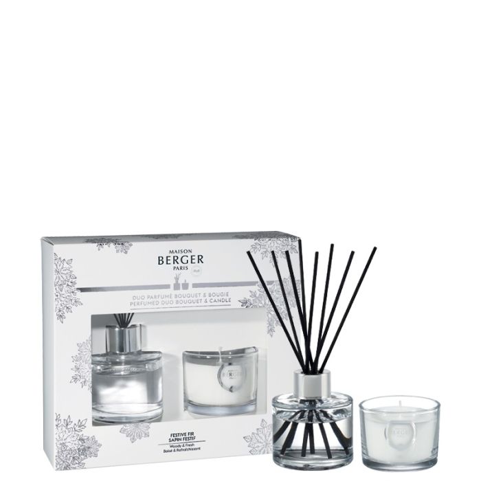 Maison Berger - Duo mini parfumverspreider & geurkaars Winter