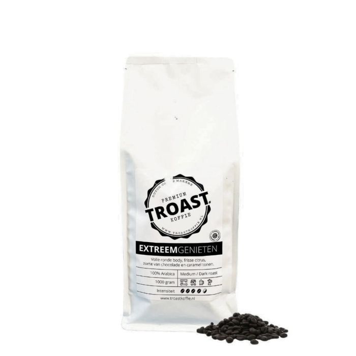 TROAST ESPRESSOBONEN EXTREEM GENIETEN 1KG