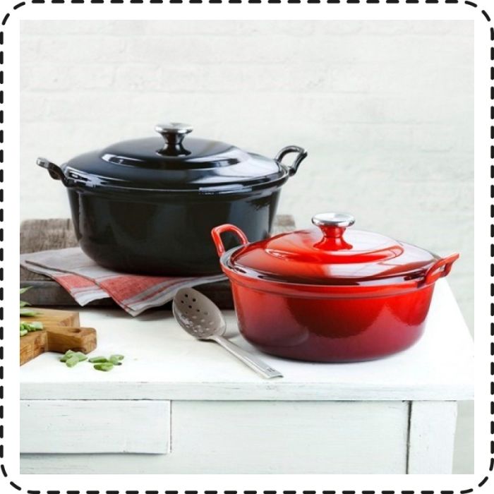 Le Creuset Faitout  Braad en Stoofpan Zwart  Ø 20 cm