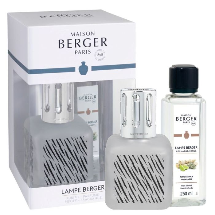 Giftset Lampe Berger Glaçon Zebra