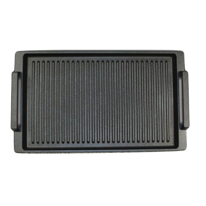 EUROLUX - GRILLPLAAT MET GREPEN 41X24cm