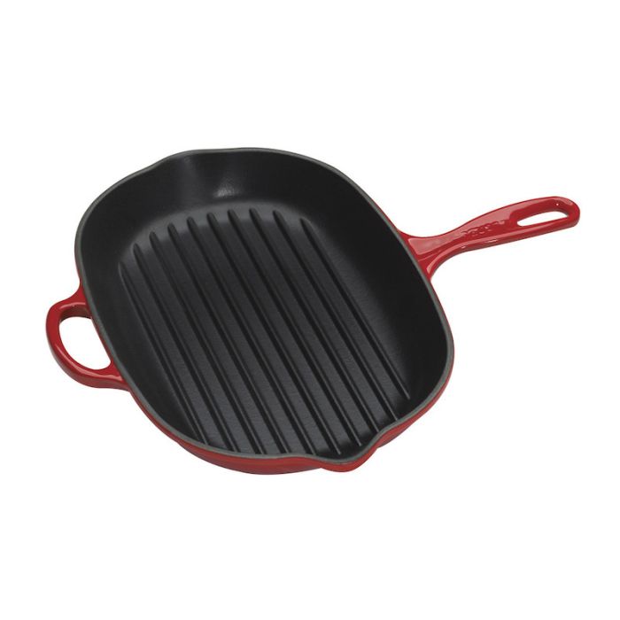 Le Creuset Grillpan Ovaal Kersenrood 32cm