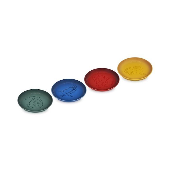 Le Creuset Harry Potter Hogwarts Houses set van 4 bordjes