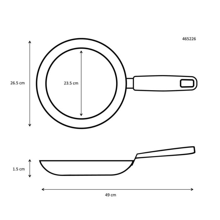 IBILI Crêpepan gietaluminium 'Titan', 26 cm