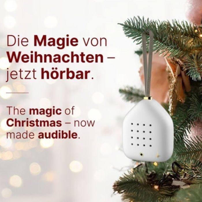 RELAXOUND JINGLE BELLS WHITE STARS
