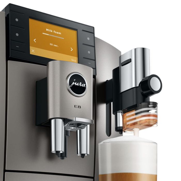 JURA E8 MIDNIGHT SILVER (ED)