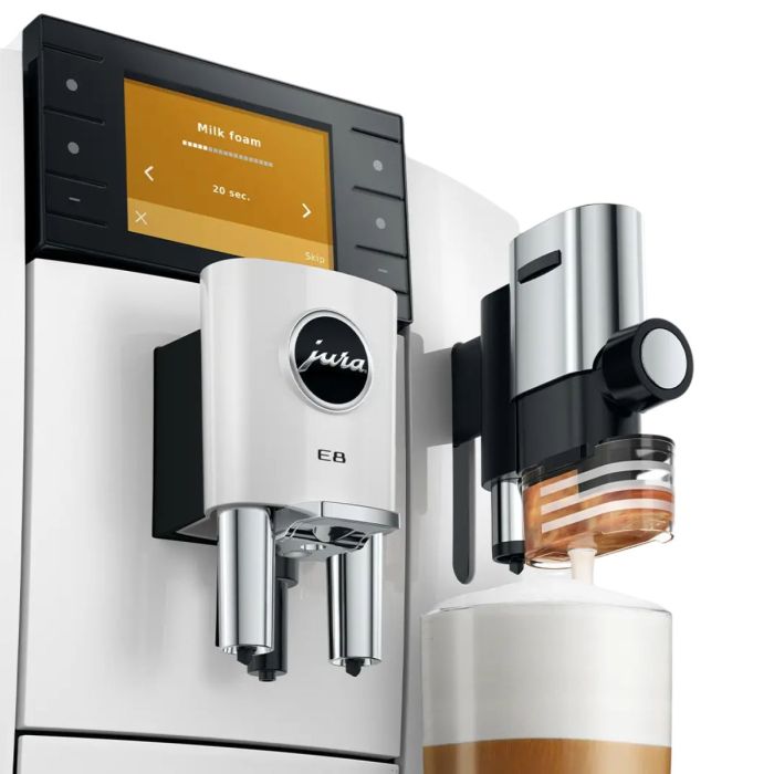 JURA E8 PIANO WHITE (ED)