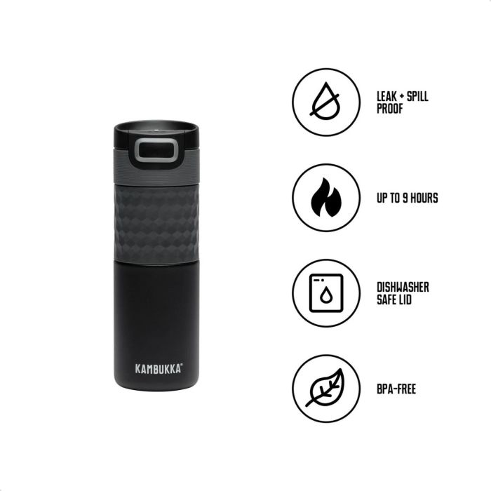 Kambukka Etna Grip 500 ml Black Steel