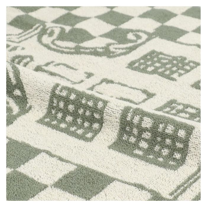 BUNZLAU KEUKENDOEK GRACHTENPAND Groen