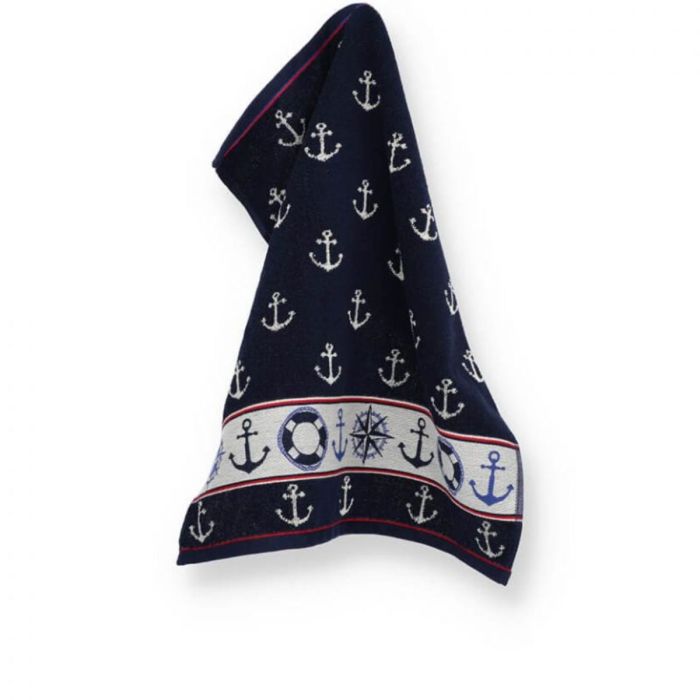 Bunzlau Castle Keukendoek Maritime Blue