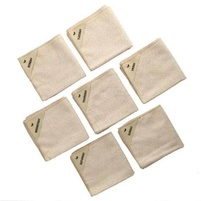 KLUD VAATDOEKJES WAFEL 7-ST ALMOND