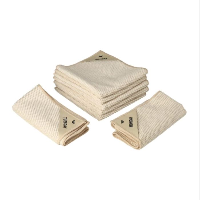 KLUD VAATDOEKJES WAFEL 7-ST ALMOND