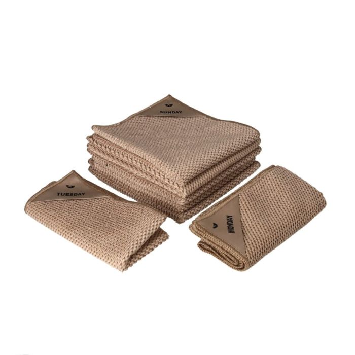 KLUD VAATDOEKJES WAFEL 7-ST LATTE