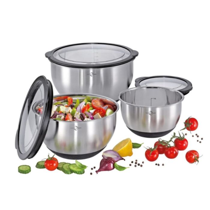 Kuchenprofi Kommen Set met Deksel 3 stuks