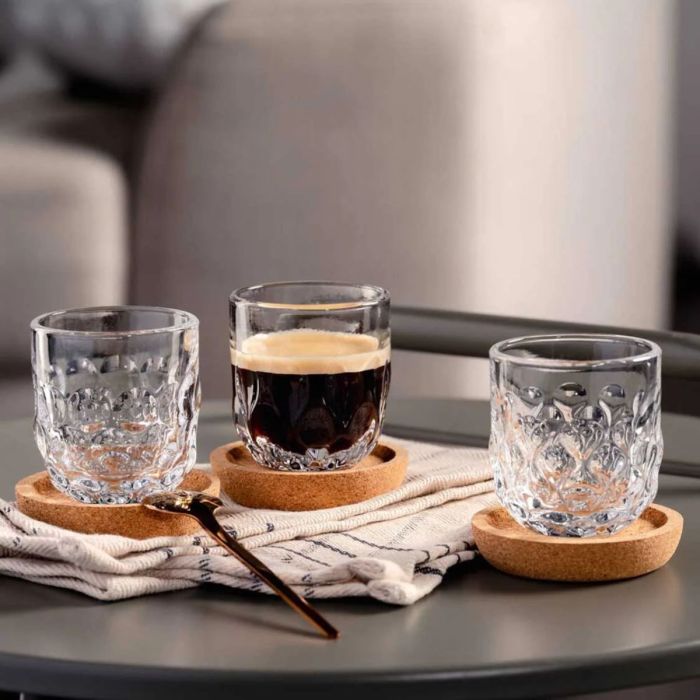 LEONARDO GOCCE ESPRESSO GLAS 60 ML SET VAN 6
