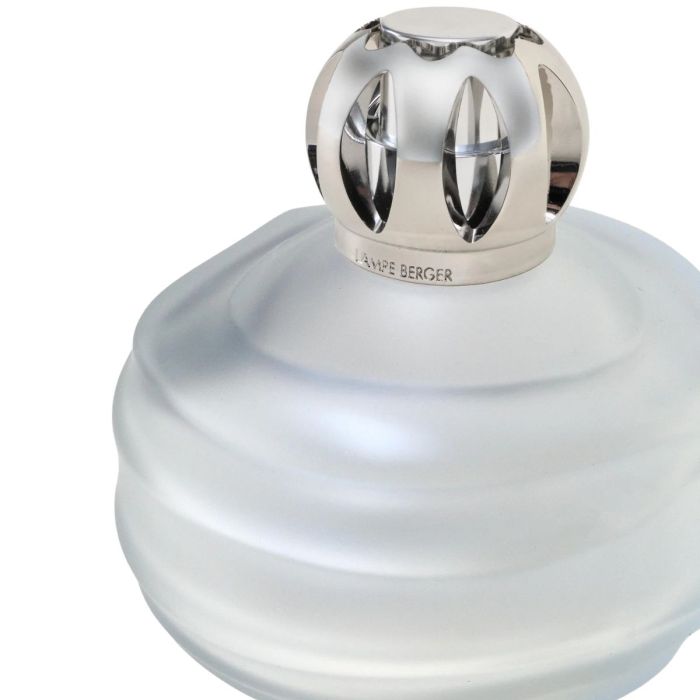 LAMPE BERGER ECHO GIVREE BLANC