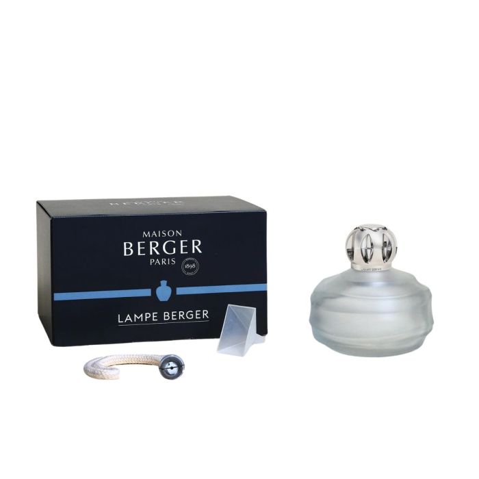 LAMPE BERGER ECHO GIVREE BLANC