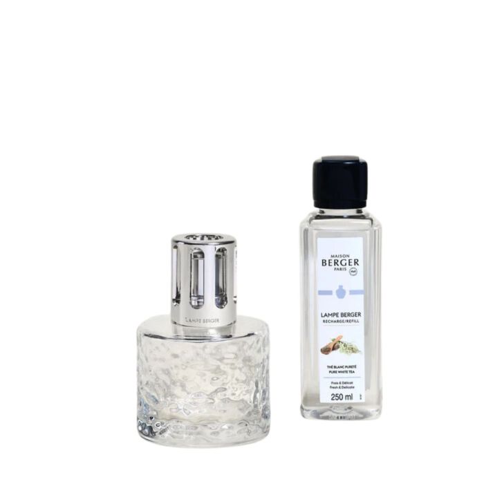 LAMPE BERGER GIFTSET MIRAGE TRANSPARANTE