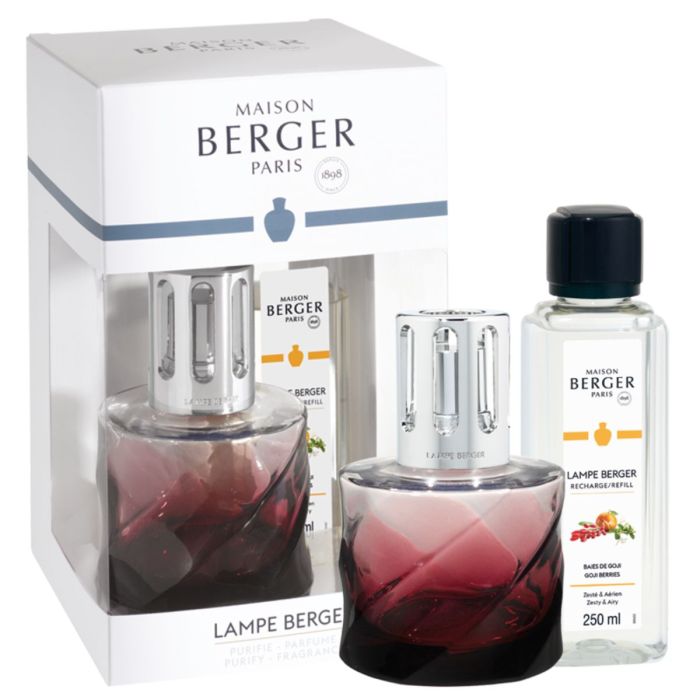 Lampe Berger - Giftset Spirale Rouge