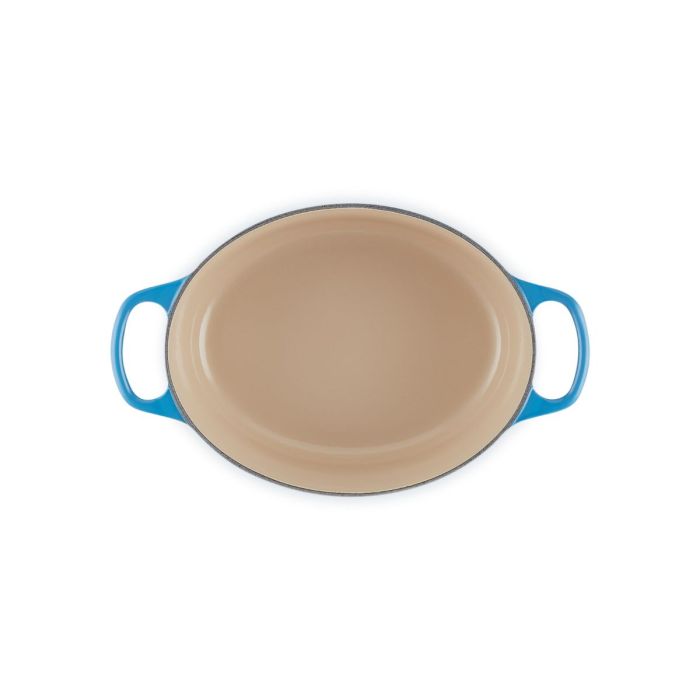 Le Creuset Braad/Stoofpan Ovaal 29cm Azure