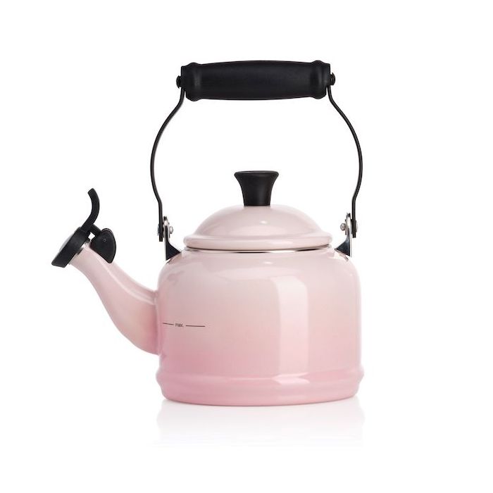 Le Creuset Fluitketel “Demi” 1,1ltr. Shell Pink