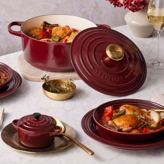 Le Creuset RONDE BRAAD/STOOFPAN 24CM RHONE