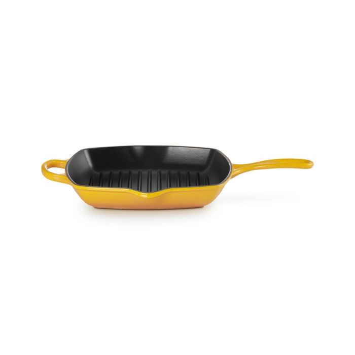 LE CREUSET - GRILLPAN SIGNATURE VIERKANT NECTAR 26cm