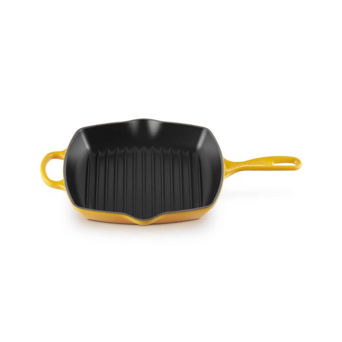 LE CREUSET - GRILLPAN SIGNATURE VIERKANT NECTAR 26cm