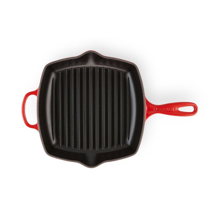 Le Creuset Grillpan Vierkant Kersenrood 26cm