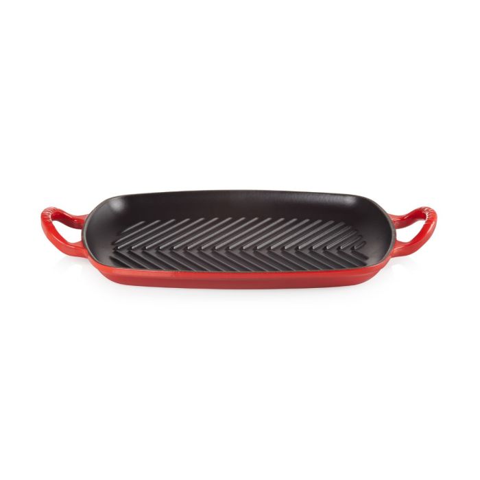 Le Creuset Grillpan Rechthoekig Kersenrood 30x27cm