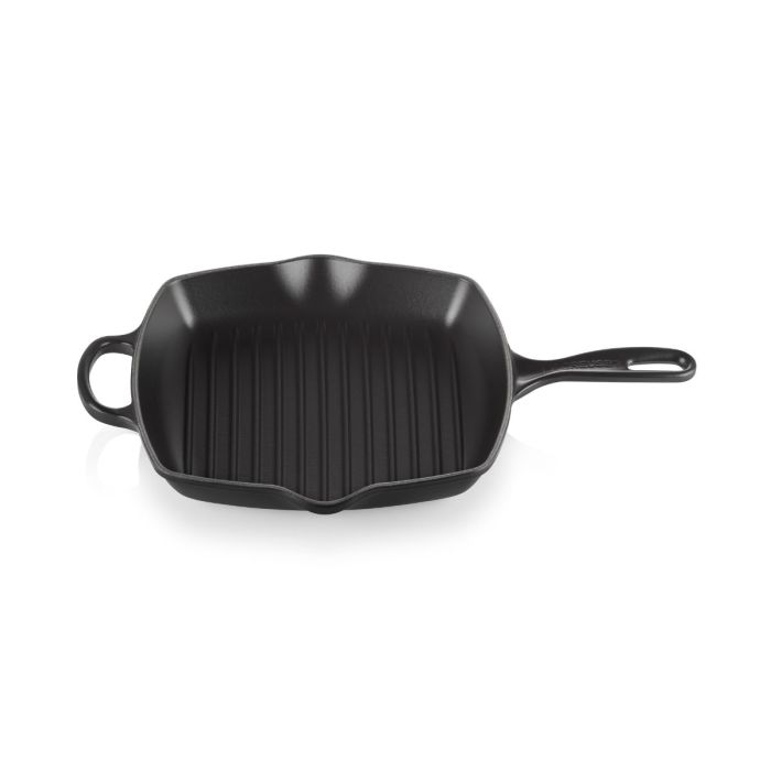 Le Creuset Grillpan Vierkant Zwart 26cm