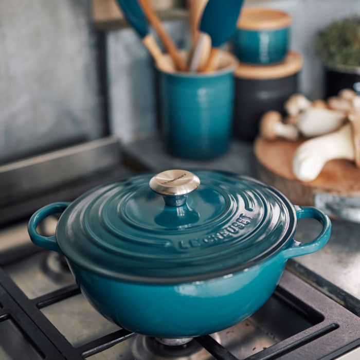 Le Creuset Braadpan Marmite 26cm Deap Teal  