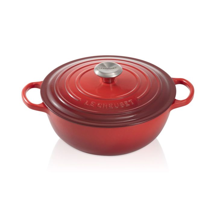 Le Creuset Braadpan Marmite 26 cm Kersenrood *Licht beschadigd