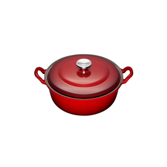 Le Creuset Faitout  Braad en Stoofpan Rood  Ø 20 cm